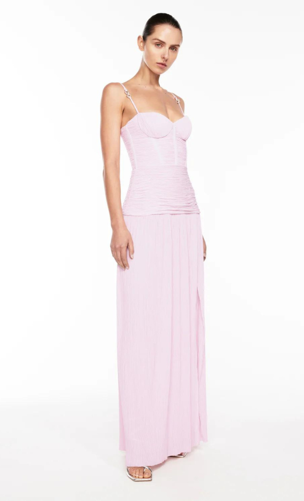 Double Time Pleat Dress