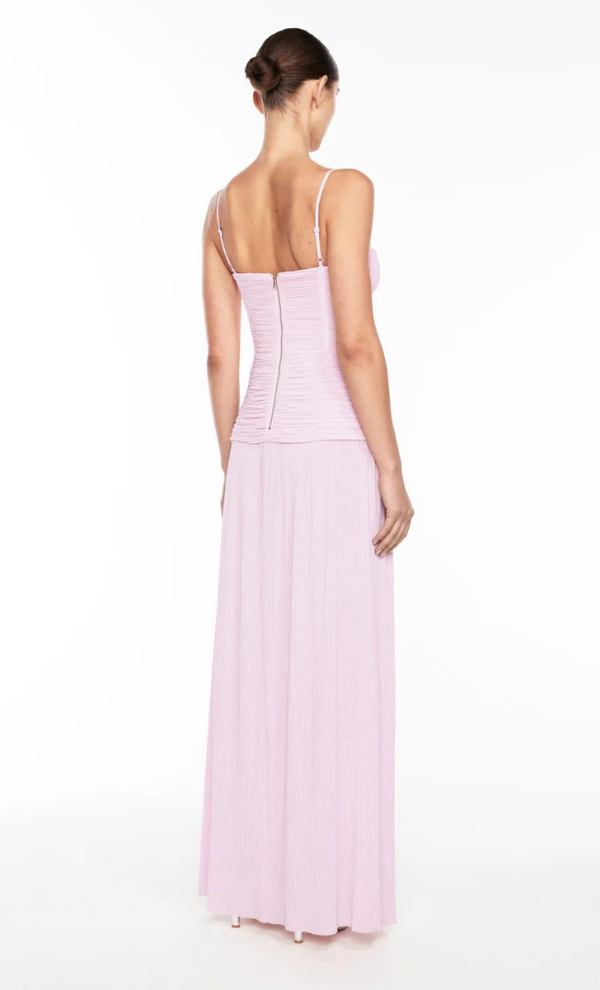 Double Time Pleat Dress
