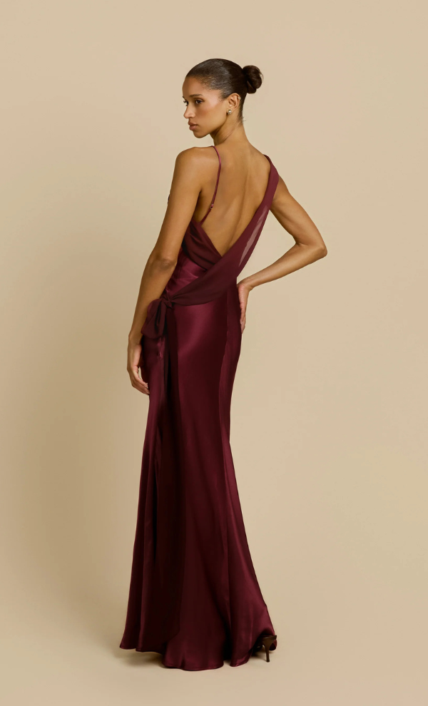 HELENA DRESS PLUM