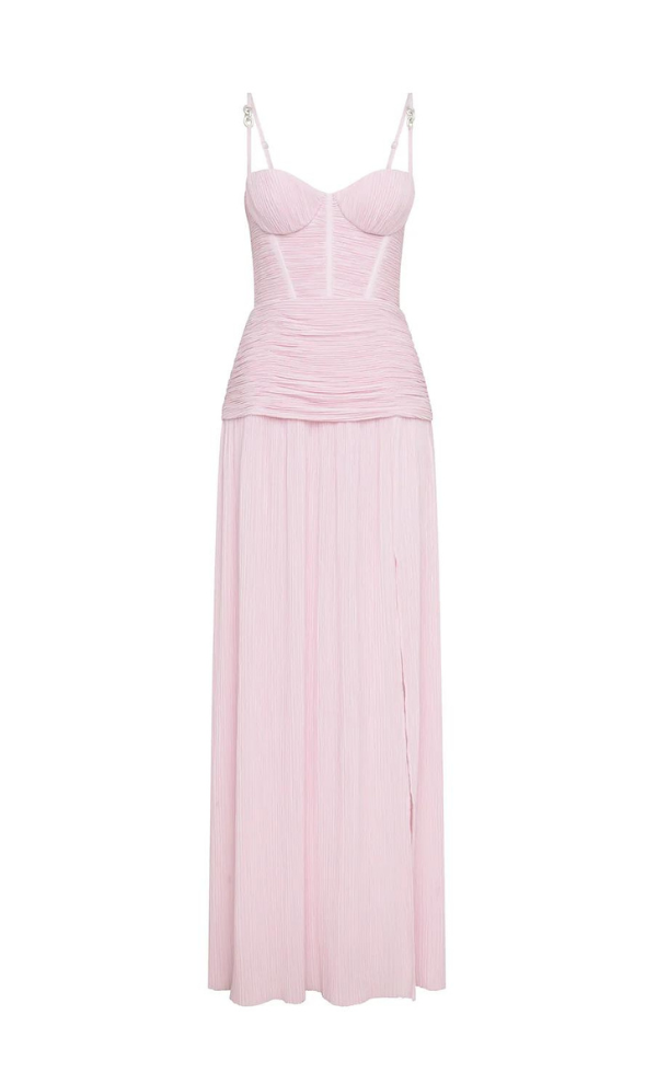 Double Time Pleat Dress
