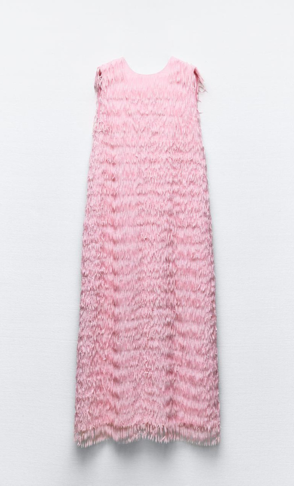 Midi Fringe Dress