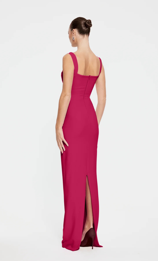 Marbella Gown Raspberry