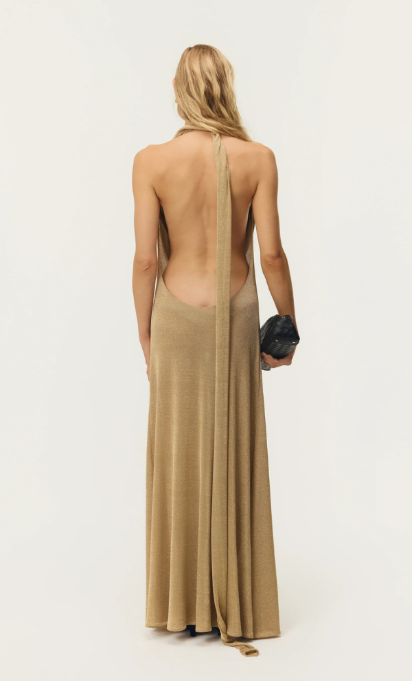 KAIA DRESS GOLD