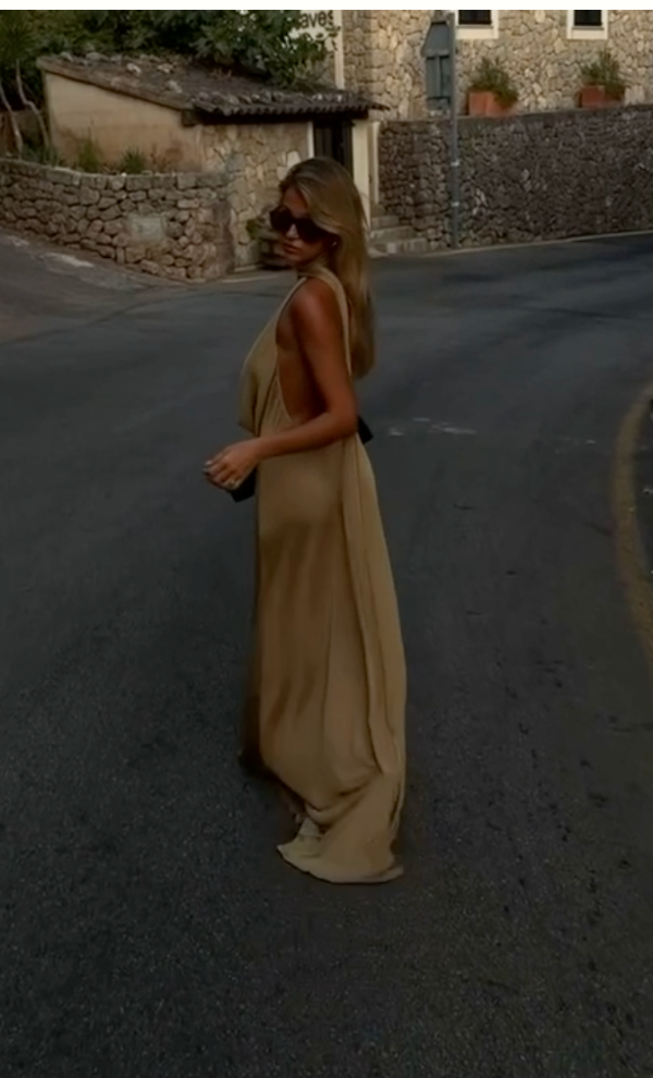 KAIA DRESS GOLD