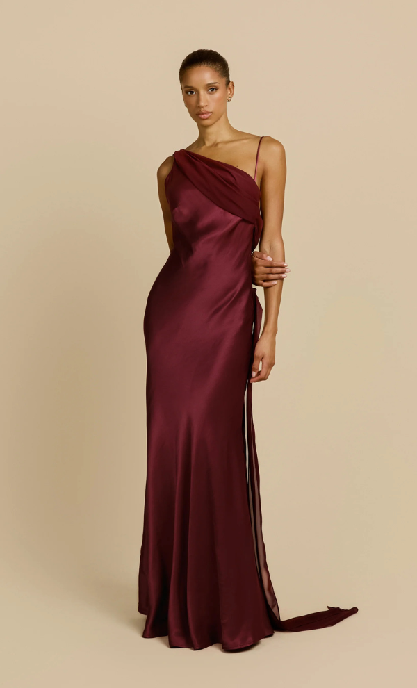 HELENA DRESS PLUM