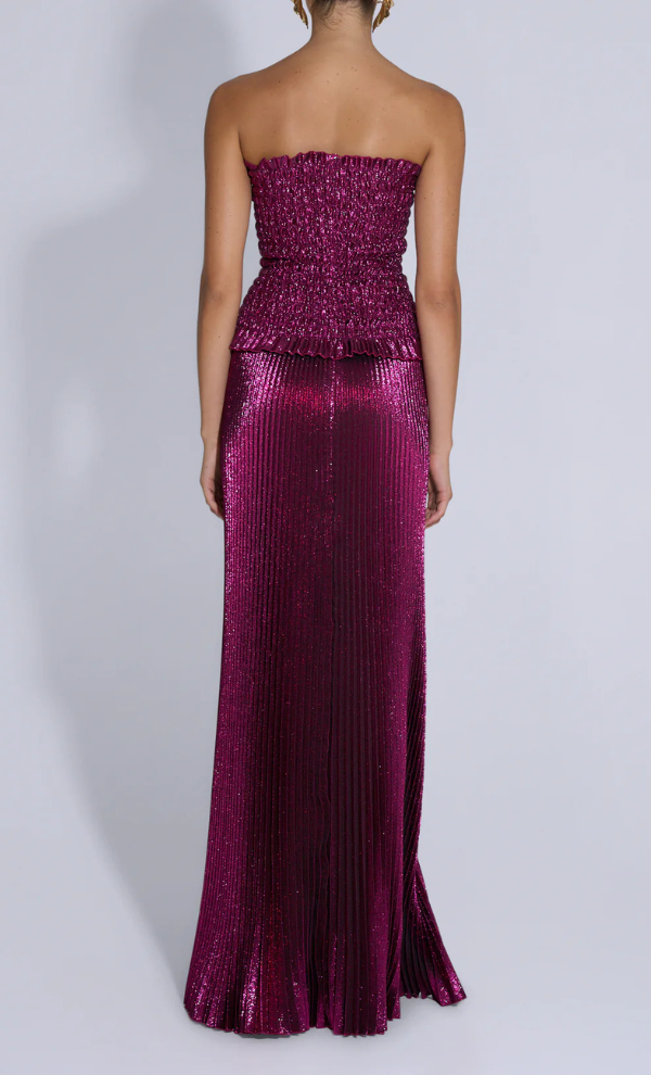 Maya Gown - Sangria Glitter