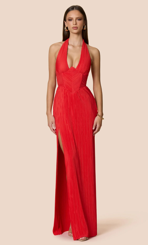 Belleza Gown - Cherry
