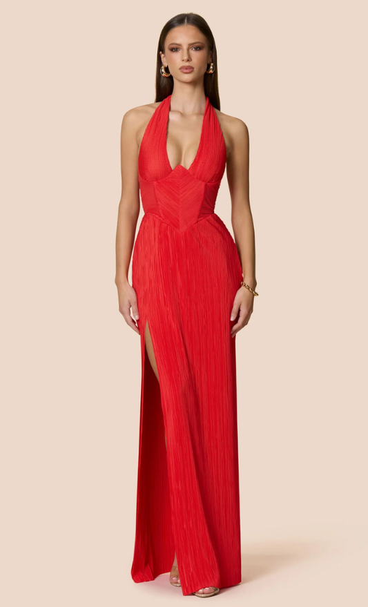 Belleza Gown - Cherry