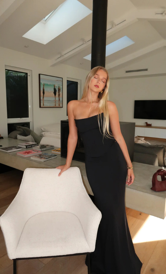 LOUIE GOWN - BLACK