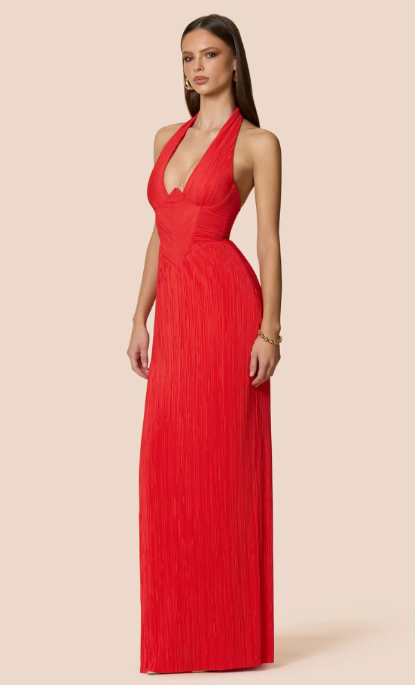 Belleza Gown - Cherry