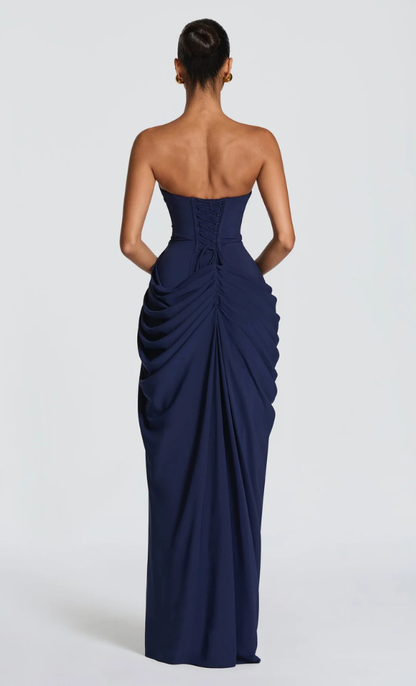 Cyra Maxi Dress - Navy