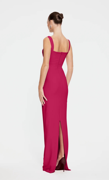 Marbella Gown Raspberry