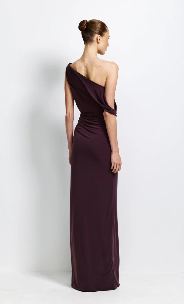 Zena Gown - Chocolate Plum
