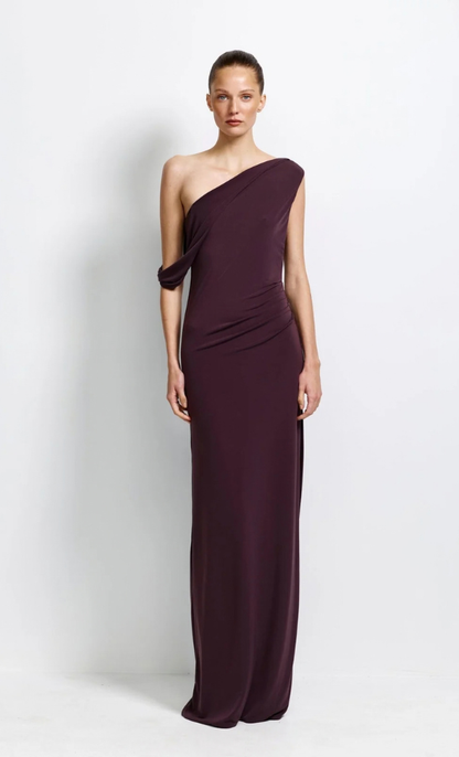 Zena Gown - Chocolate Plum