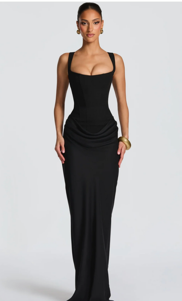 Cornelia Maxi Dress - Black