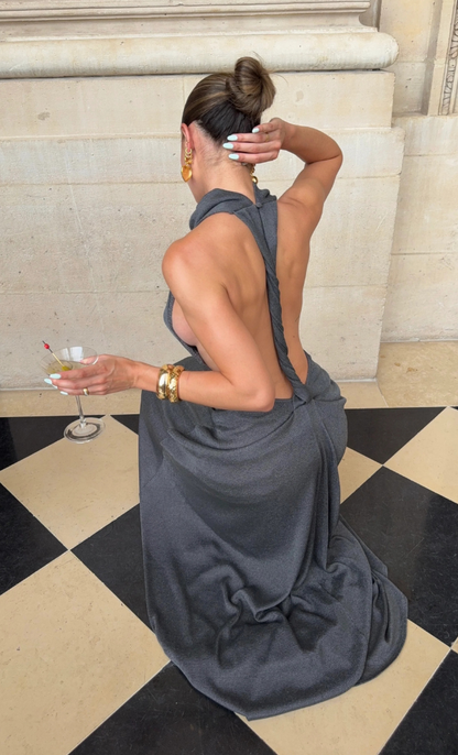 ROMY DRESS CHROME