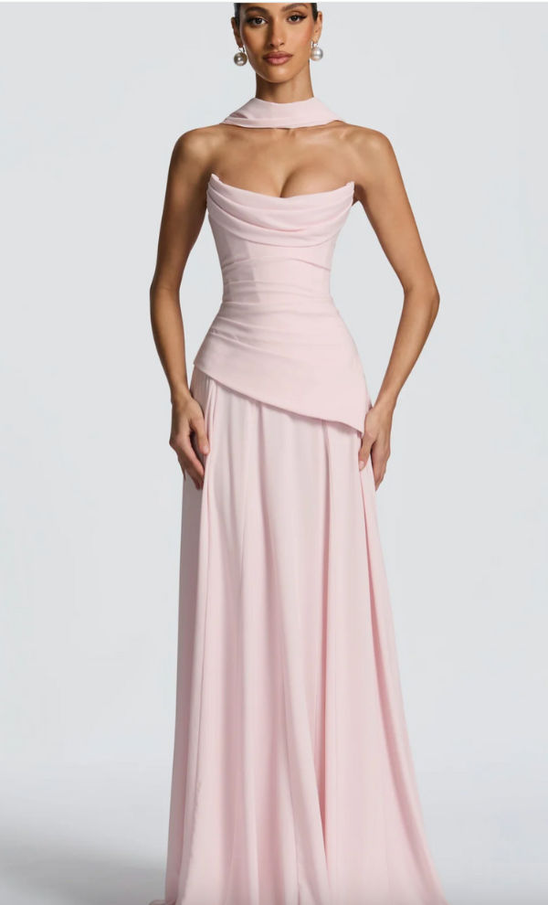 Patricia Maxi Dress - Blush Higher Dress Rental Patricia Maxi Dress - Blush Higher Dress Rental